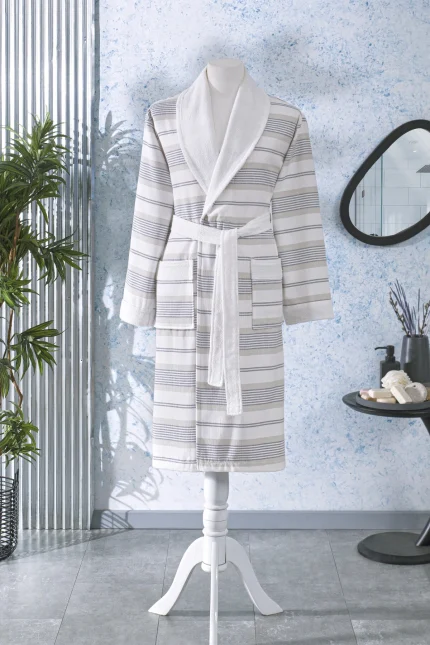 Kućni ogrtač sa šalom i ogrtačem oko struka Carol