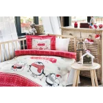 Zimski flanelski set posteljine za bebe Winter Friend