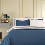 Komplet posteljine za bračni krevet sa prekrivačem - Arus (teget)