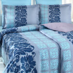 Komplet posteljine za bračni krevet sa dve navlake za jorgan