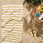 Tarzy peškir za plažu 70x150 cm - žuta boja