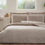 Komplet posteljine za bračni krevet sa 4 jastučnice – Naturel (svetlo braon)