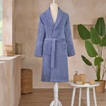 Muški bademantil - Colourist, indigo (XXL)