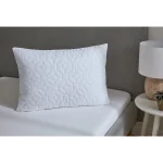 Navlaka za jastuk od mikrofibera 50x70 cm - Floretta (bela)