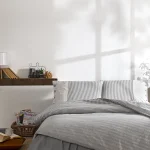 Komplet posteljine za bračni krevet - Natural Line (siva)