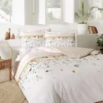 Komplet posteljine za bračni krevet - Marigold (krem)