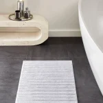 Sadem Linden (Organic) prostirka 50×70 cm – svetlo siva boja