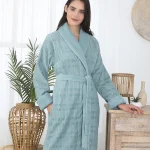 Ženski bademantil - Sadem Spruce (Organic), mint (XL)