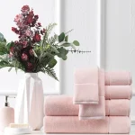 Sadem Acacia (Organic) peškir 90×150 cm – roze boja