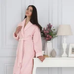 Ženski bademantil - Sadem Acacia (Organic), rozi (XL)