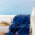 Blue Marine Dark Blue Beach peškir za plažu - 70x140 cm