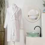 Muški bademantil - Land, beli (S/M)