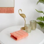 Sadem Stripe (Organic) peškir 30×50 cm – narandžasta boja