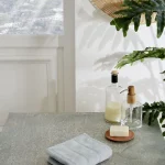 Sadem Stripe (Organic) peškir 30×50 cm – zelena boja