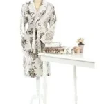 Ženski bademantil - Emily, braon (XL)