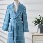 Muški bade mantil - Hawai Maro, plavi (L)