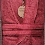 Ženski bade mantil - Colourist, tamnokoralni (L)