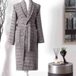 Muški bademantil - Land, tamno sivi (S/M)