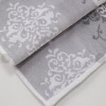 Emily peškir 100×150 cm - siva boja