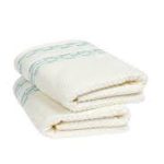 Bronie peškir 50×90 cm - krem/mint boja