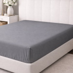 Čaršav sa lastišem 100x200 cm i 2 jastučnice - Colourist (siva)