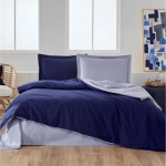 Komplet posteljine za bračni krevet – Colourist (pacifik/okean)