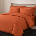 Komplet posteljine za jednu osobu – narandžasta (Line)