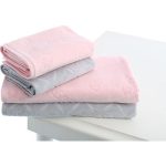 Set peškira Mayra – siva/roze