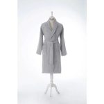 Ženski bademantil - Colourist, srebrni (S/M)