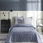 Prekrivač za krevet Goodnight – antracit set 250x260 cm