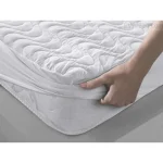 Zaštita za dušek sa lastišem 100x200+35 cm – bela