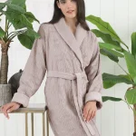 Ženski bademantil - Spruce (Organic), bež (S/M)