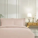 Komplet posteljine za king size krevet – bež Soft Line (organski pamuk)