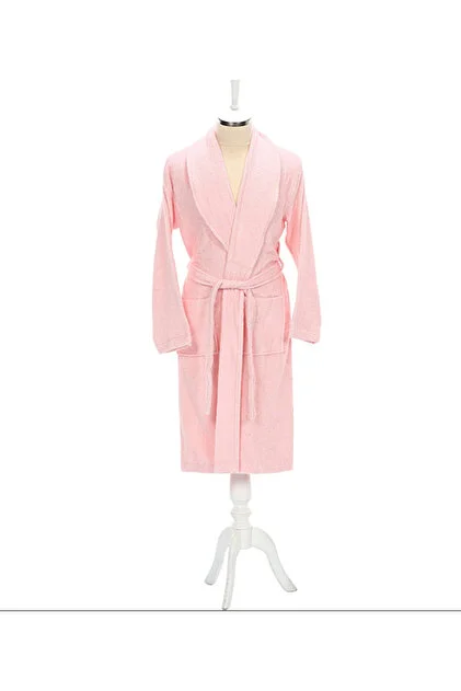 Ženski bademantil - Colourist, svetlo koralni (L)