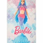Peškir za plažu Barbie sirena – roze 70x130 cm