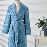 Muški bademantil - Hawaii Maro, plavi (XL)