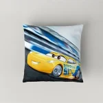Dekorativni jastuk Cars – žuti 40x40 cm