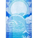 Peškir za plažu Cannes Dolphin Wave 86x162 cm cm