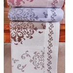 Peškir Emily – puder 70x140 cm