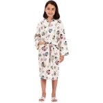 Disney Minnie Colours dečiji bademantil sa kapuljačom (7–8) – krem