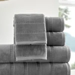 Sadem Stripe peškir 30x50 – sivi