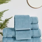 Peškir Sadem Stripe (Organic) – plava 50x90 cm