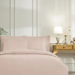 Komplet posteljine za bračni krevet (king) – bež (Soft Line, organska)