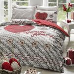 Komplet posteljine za bračni krevet – bež (Mother's Love – specijal)