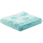 Sea Shell peškir 50x90 – tirkizni