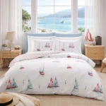 Komplet posteljine za bračni krevet – bela (Mariner)