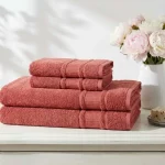 Colourist peškir 50x90 – tamno koralna