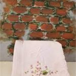Peškir Jasmin – puder roze 50x90 cm (vezeni)
