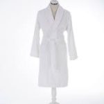 Muški bademantil - Hotel, bel (XL)