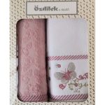 Iris Border set peškira (2 kom, u kutiji) – roze